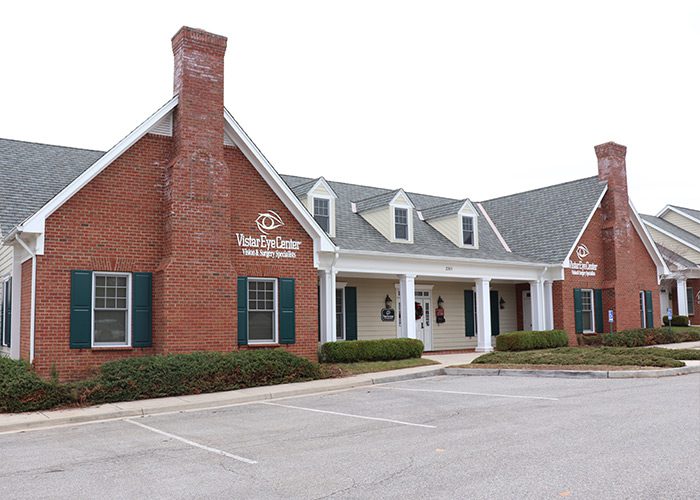 An exterior view of a Vistar Eye Center in Smith Mountain Lake, Virginia.