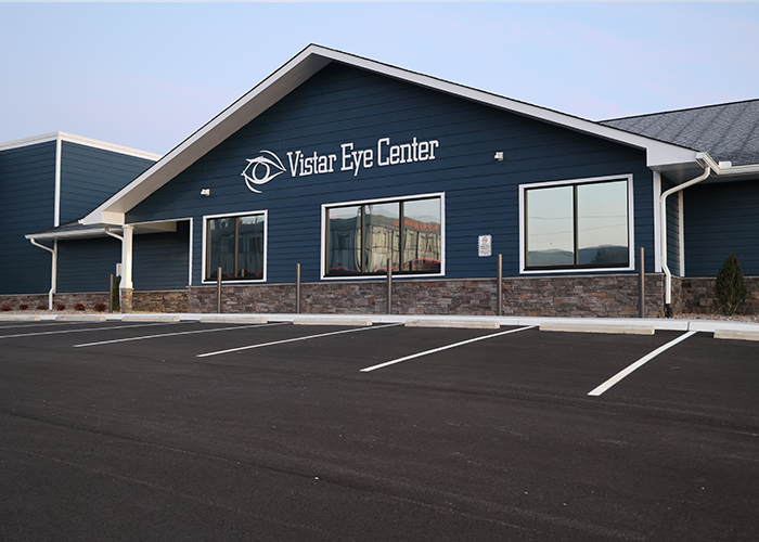 An outside view of Vistar Eye Center's office in Wytheville, Virginia.